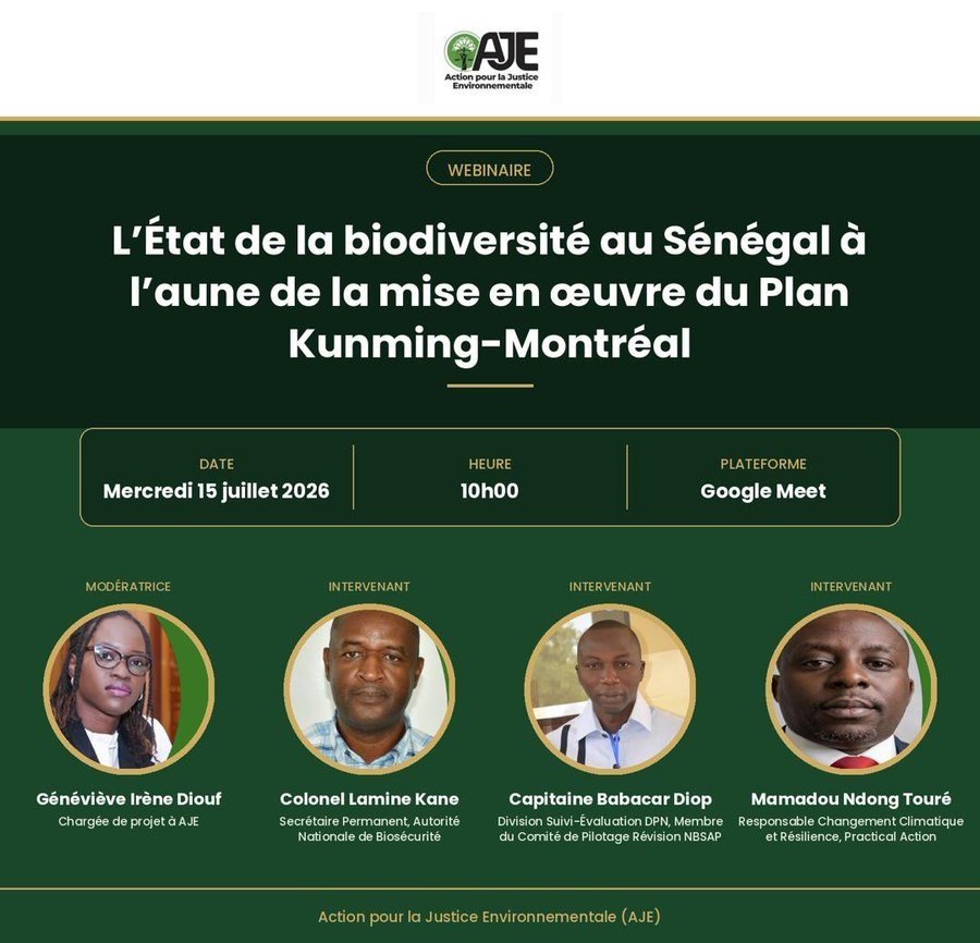 Préserver la biodiversité au Sénégal : un défi collectif au  cœur des engagements d&rsquo;AJE